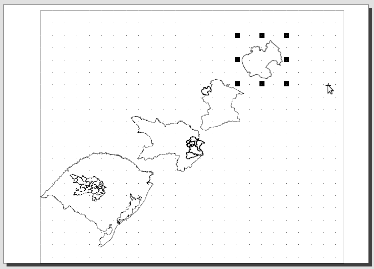 Janela Mapa com todas as Vistas inseridas