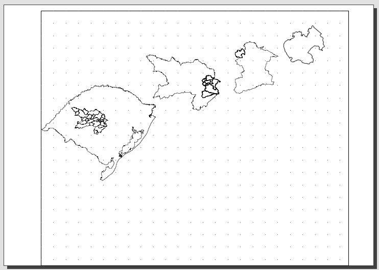 Vistas posicionadas no Mapa