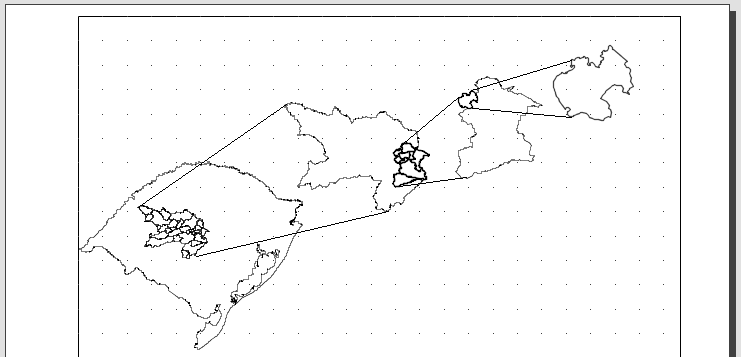 Todas as linhas adicionadas